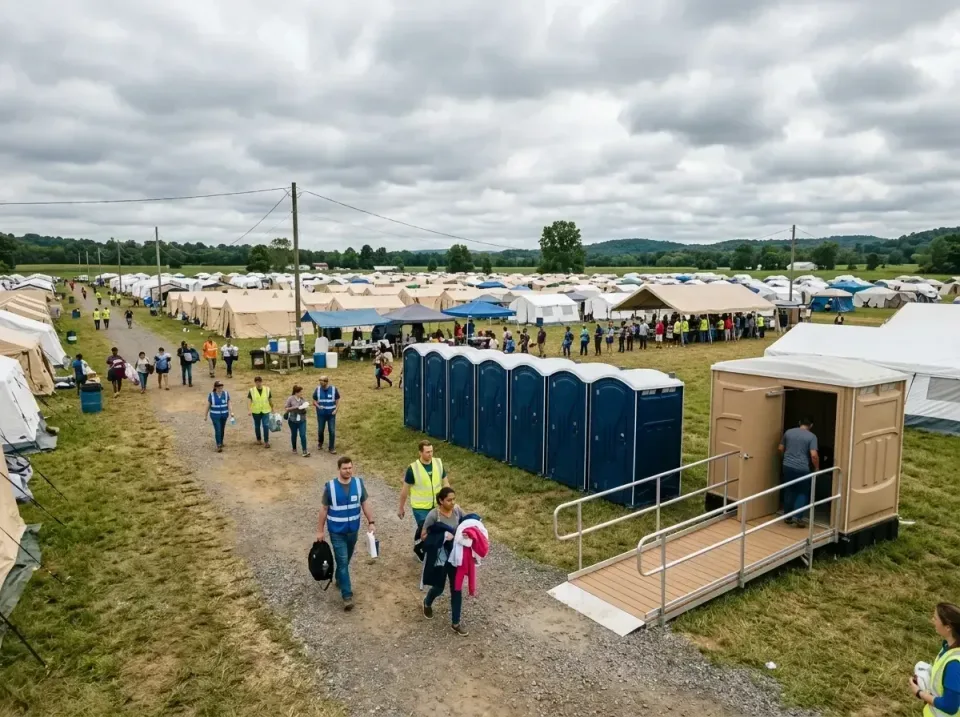 disaster-relief-camp-restrooms-010 — frequently asked questions, Dumpster & Portable Bathrooms Rental in Wauna, WA